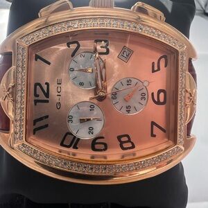 G-Ice Quartz Chronograph 1.57 CTW Diamond Bezel 
See full description